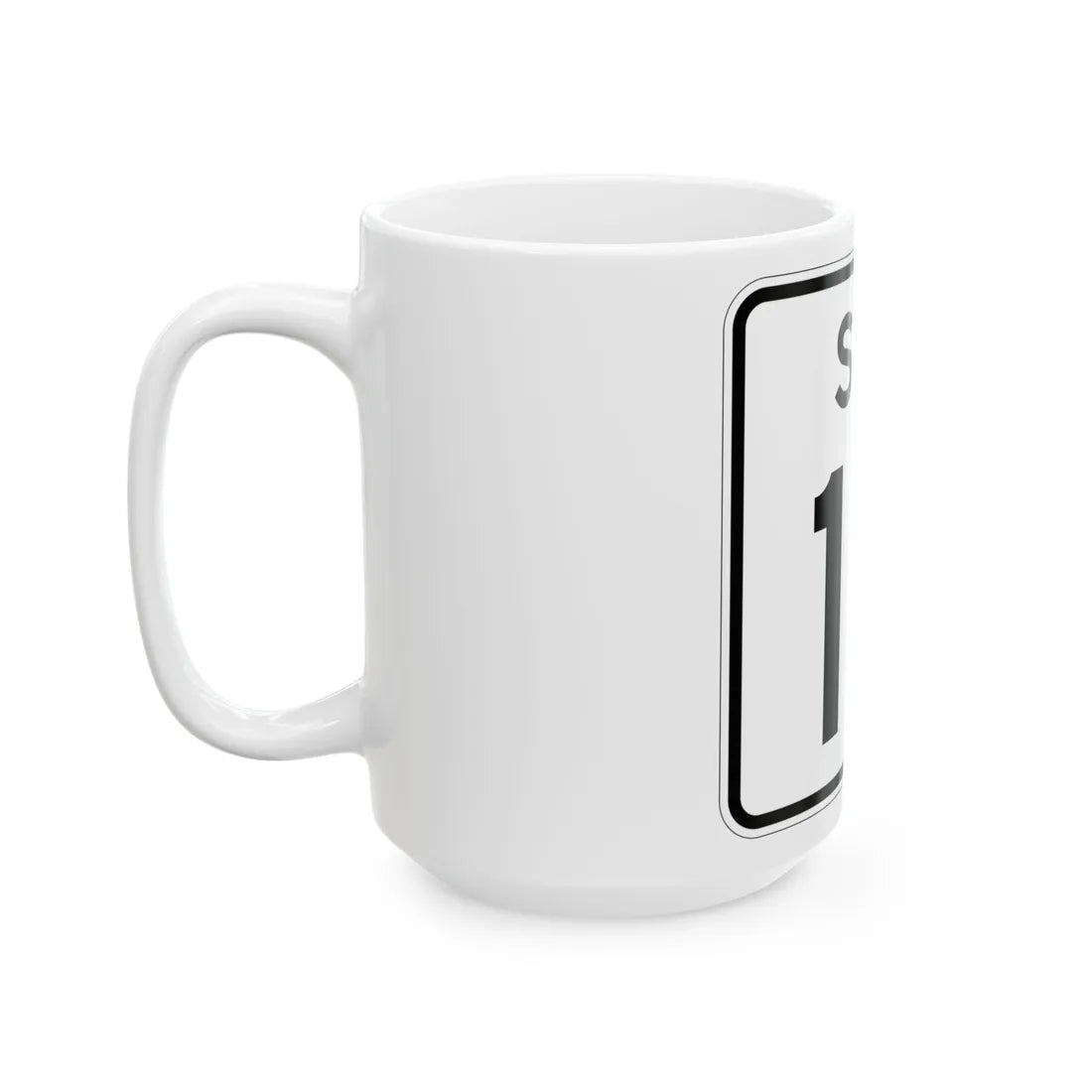 SC-13 (South Carolina) (Road Sign) White Coffee Mug - Go Mug Yourself