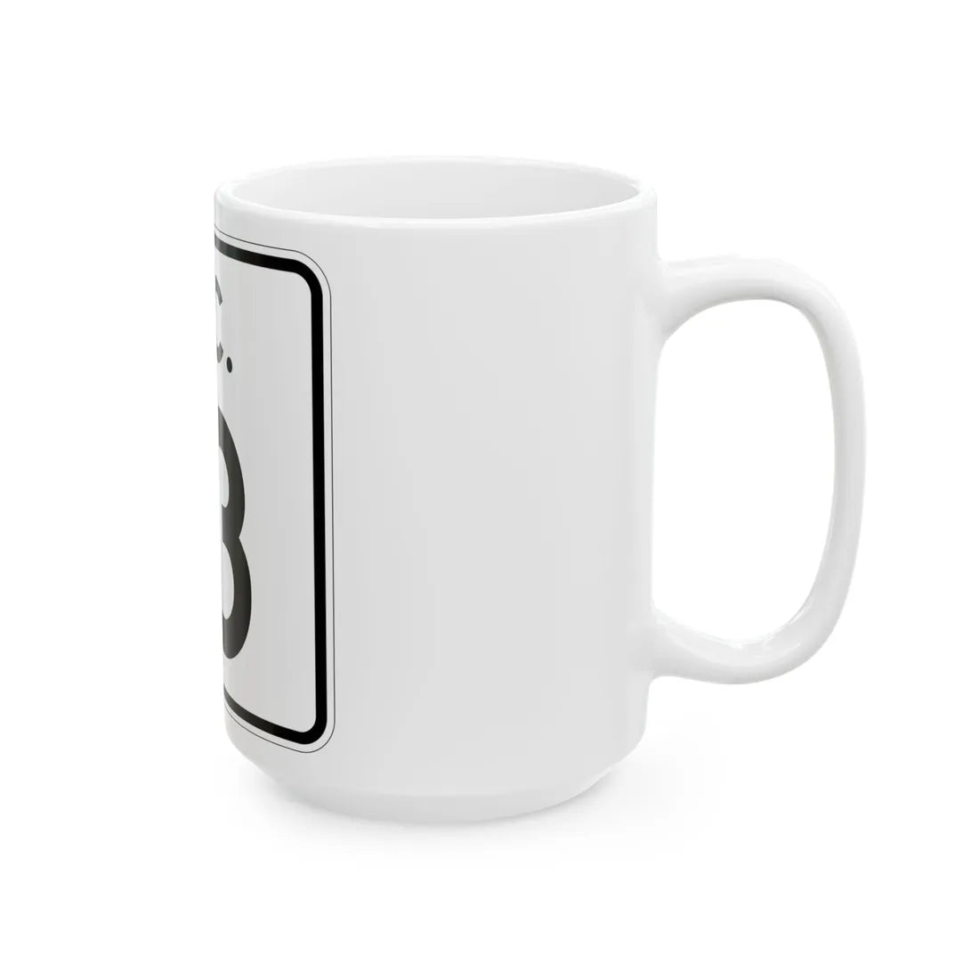 SC-13 (South Carolina) (Road Sign) White Coffee Mug - Go Mug Yourself