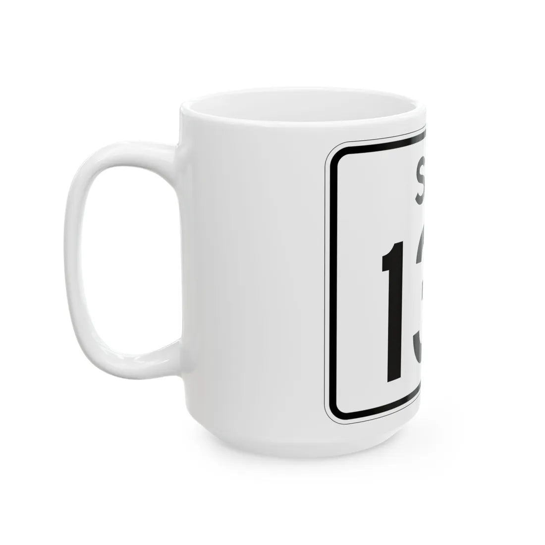 SC-134 (South Carolina) (Road Sign) White Coffee Mug - Go Mug Yourself