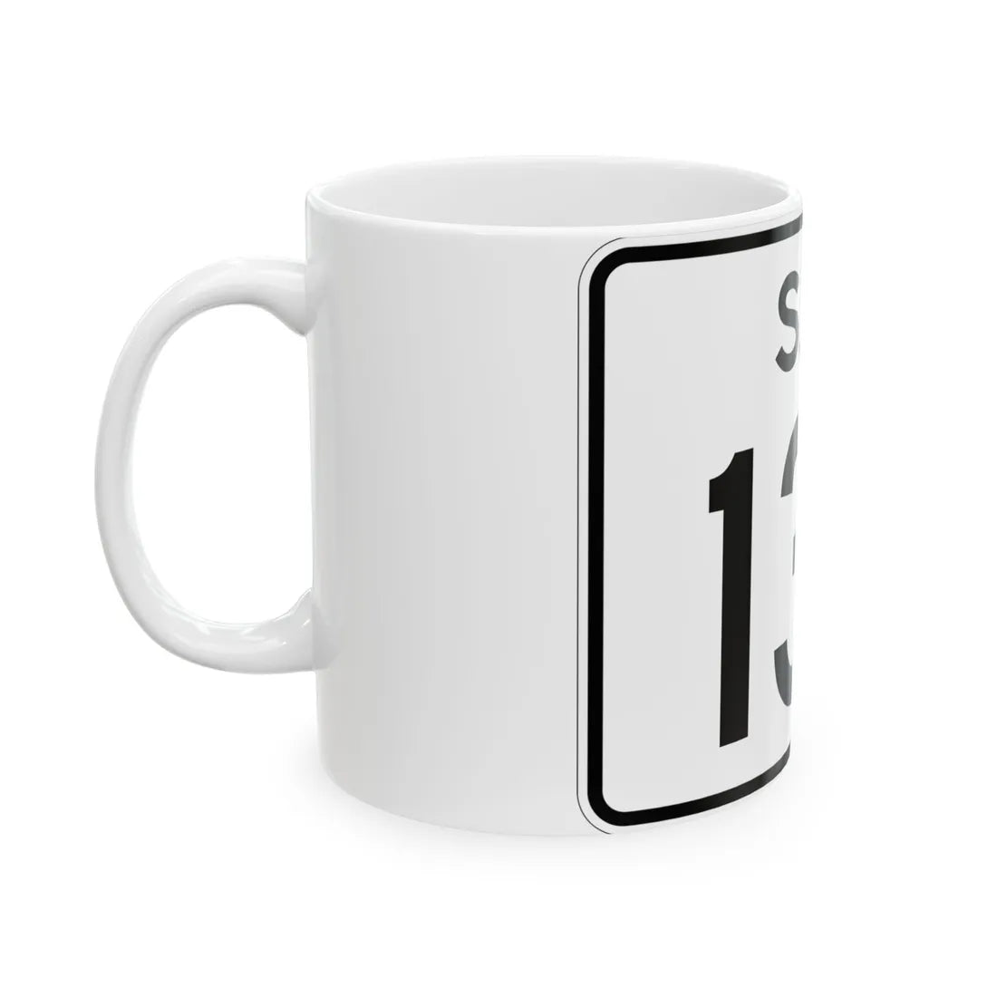 SC-138 (South Carolina) (Road Sign) White Coffee Mug - Go Mug Yourself