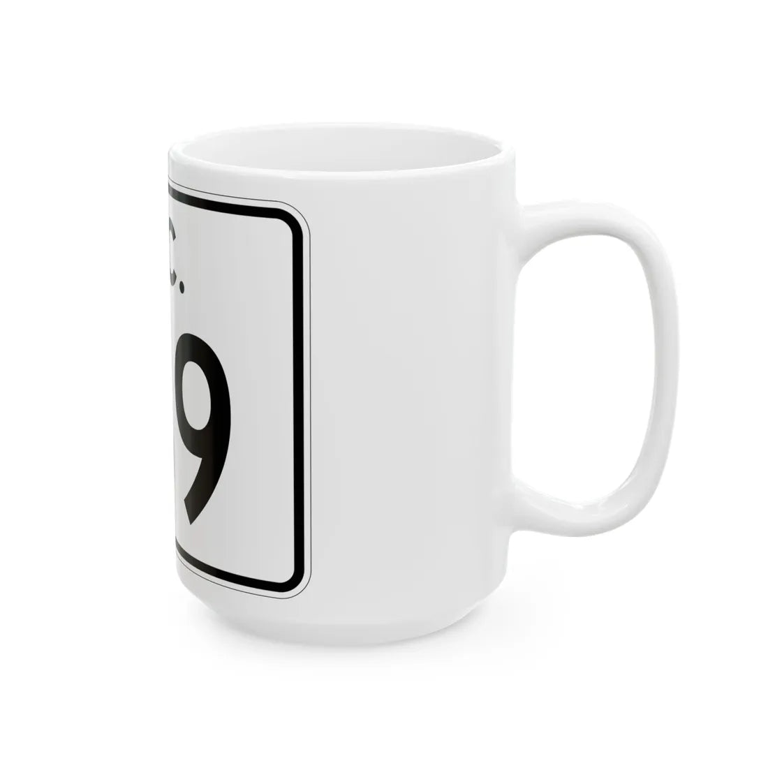 SC-139 (South Carolina) (Road Sign) White Coffee Mug - Go Mug Yourself