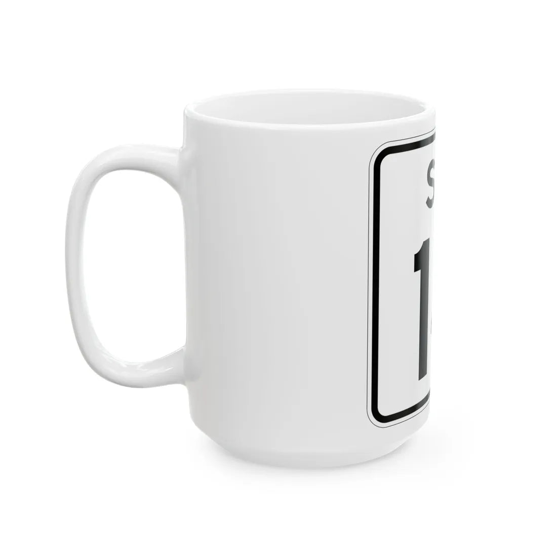 SC-14 (South Carolina) (Road Sign) White Coffee Mug - Go Mug Yourself