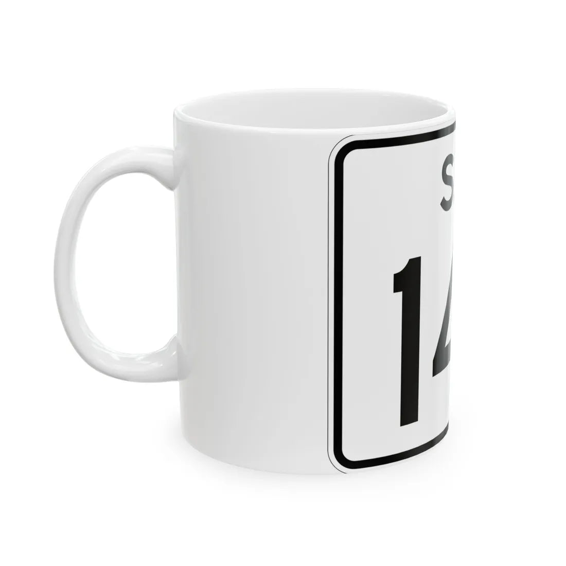 SC-144 (South Carolina) (Road Sign) White Coffee Mug - Go Mug Yourself