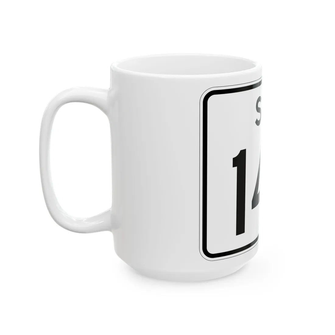 SC-144 (South Carolina) (Road Sign) White Coffee Mug - Go Mug Yourself