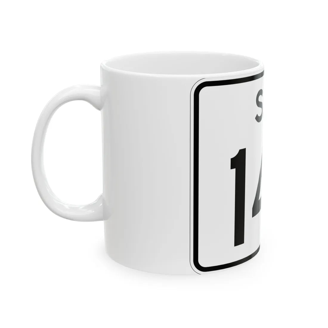 SC-147 (South Carolina) (Road Sign) White Coffee Mug - Go Mug Yourself