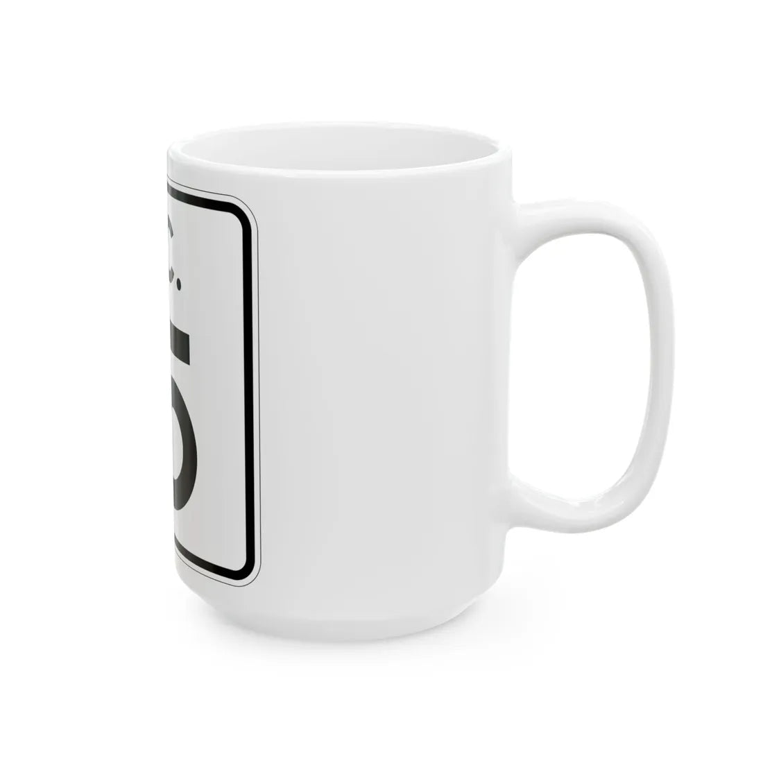 SC-15 (South Carolina) (Road Sign) White Coffee Mug - Go Mug Yourself