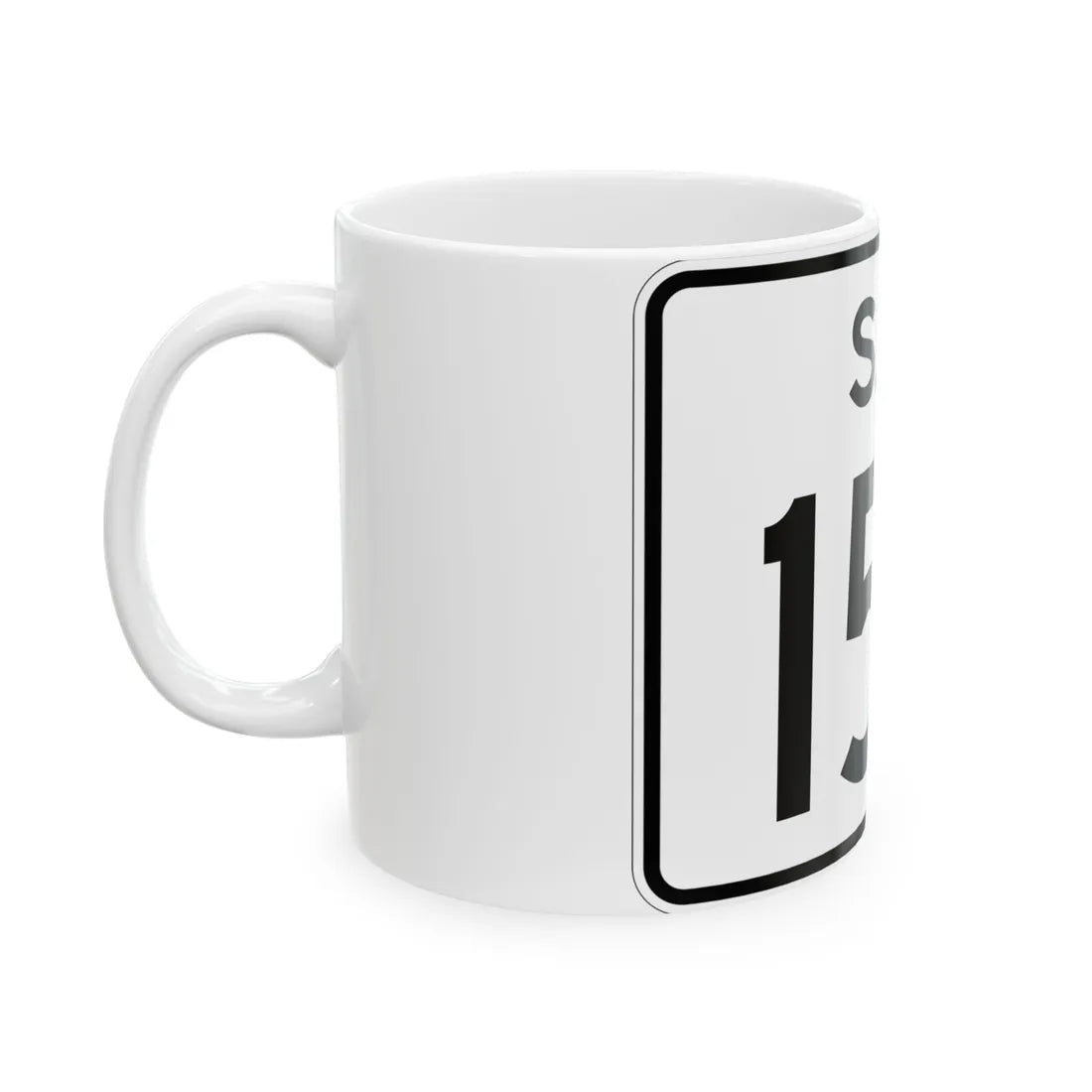 SC-150 (South Carolina) (Road Sign) White Coffee Mug - Go Mug Yourself