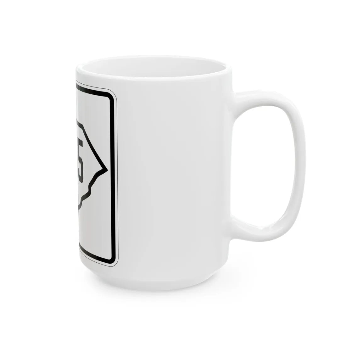 SC-155 1926 (South Carolina) (Road Sign) White Coffee Mug - Go Mug Yourself