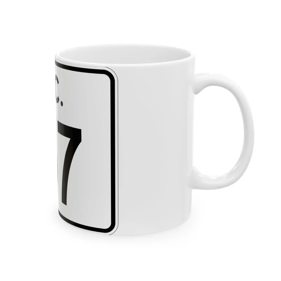 SC-157 (South Carolina) (Road Sign) White Coffee Mug - Go Mug Yourself