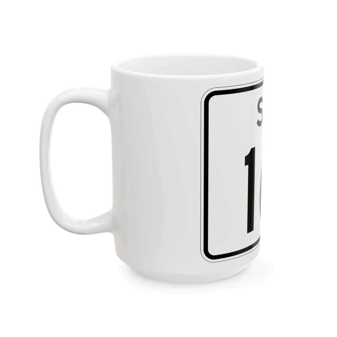 SC-161 (South Carolina) (Road Sign) White Coffee Mug - Go Mug Yourself