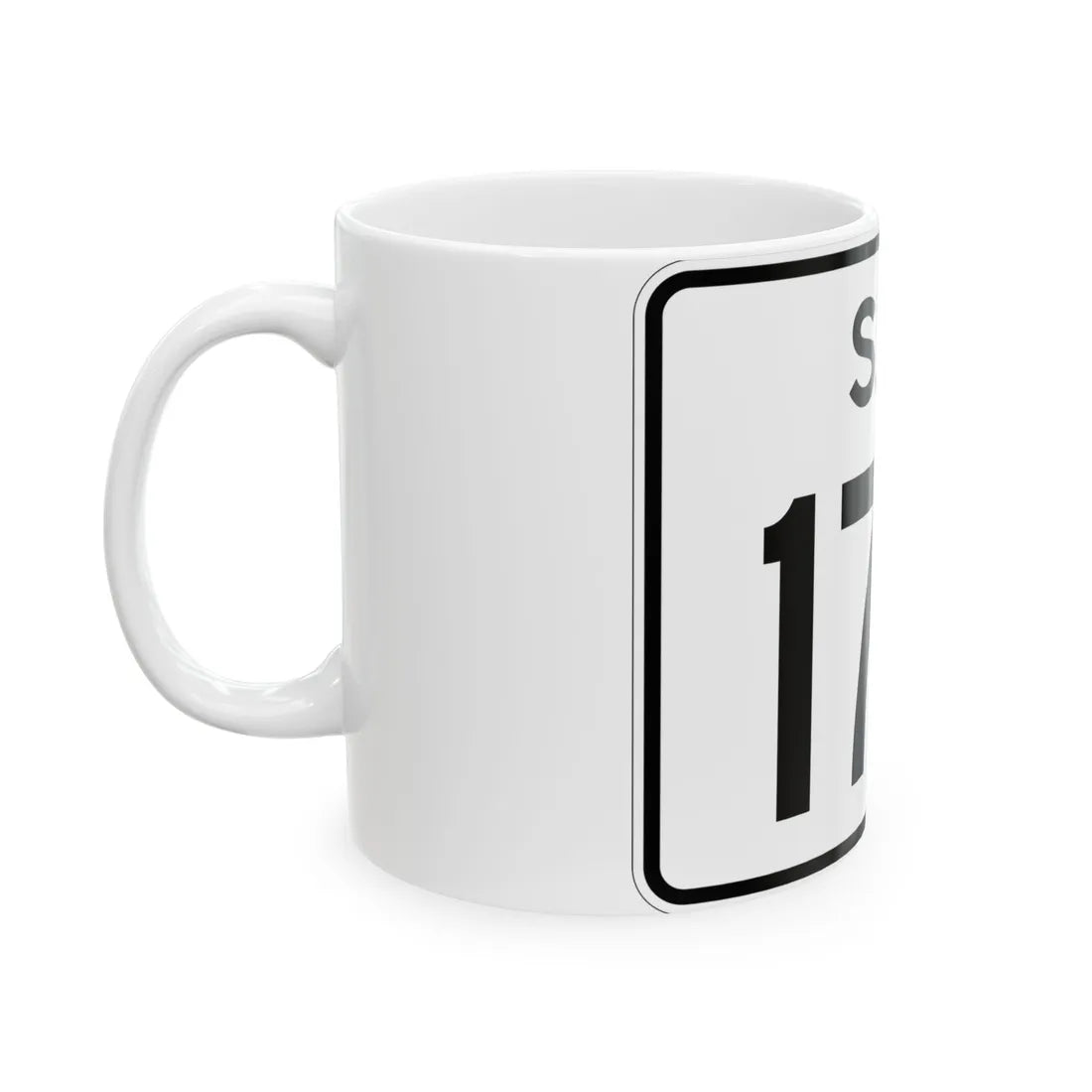 SC-170 (South Carolina) (Road Sign) White Coffee Mug - Go Mug Yourself