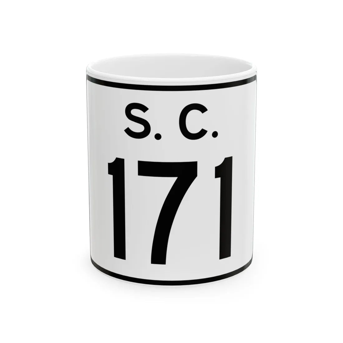 SC-171 (South Carolina) (Road Sign) White Coffee Mug 11oz - Go Mug Yourself