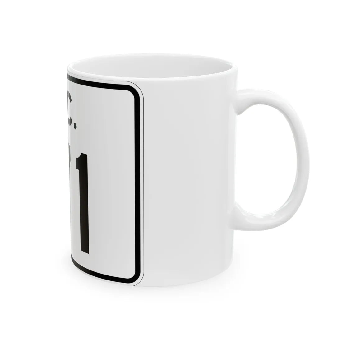 SC-171 (South Carolina) (Road Sign) White Coffee Mug - Go Mug Yourself