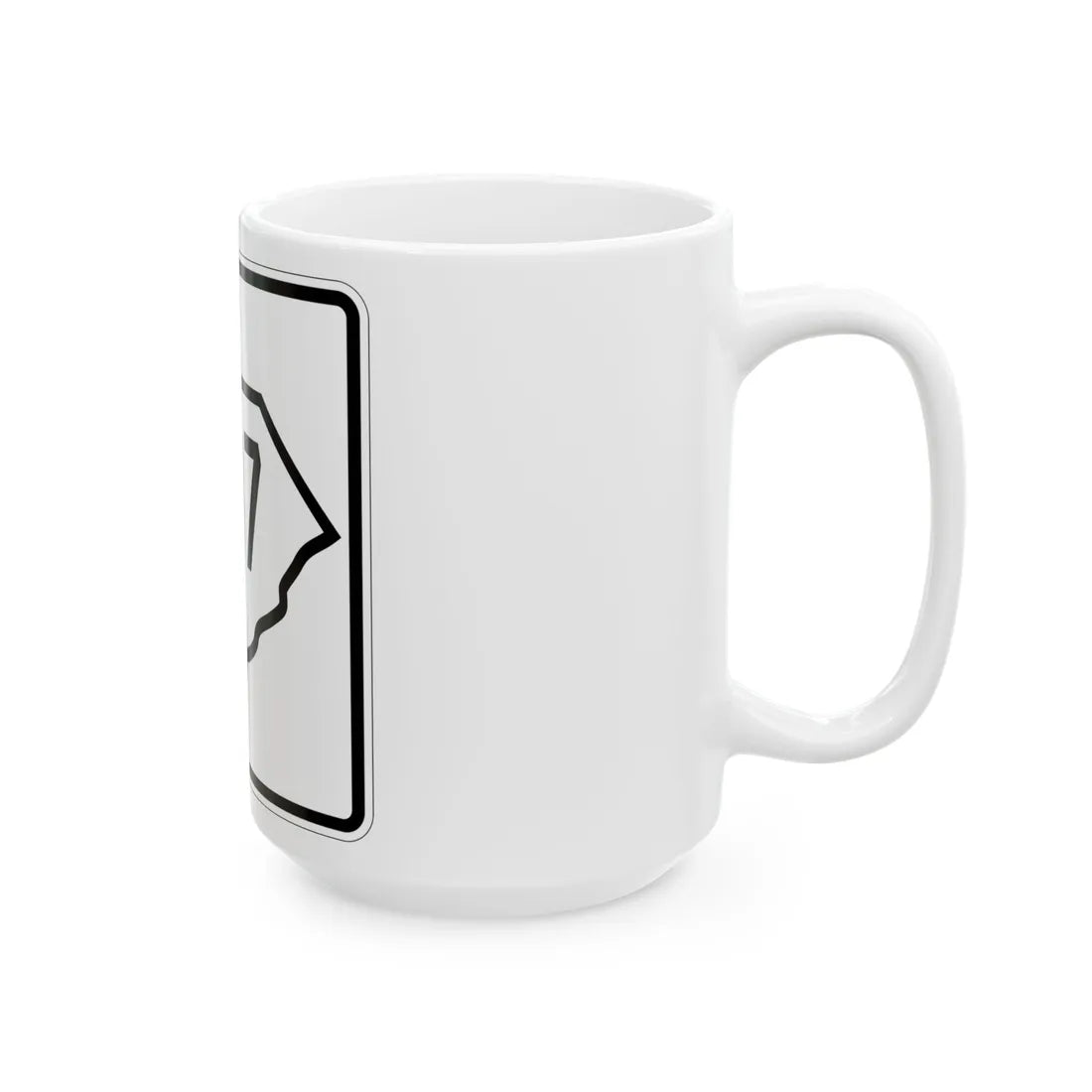 SC-187 1926 (South Carolina) (Road Sign) White Coffee Mug - Go Mug Yourself