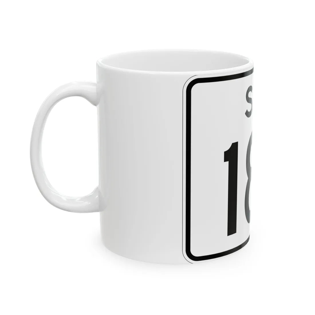 SC-188 (South Carolina) (Road Sign) White Coffee Mug - Go Mug Yourself