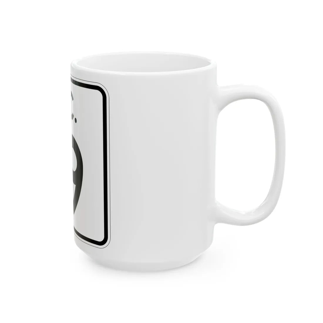 SC-19 (South Carolina) (Road Sign) White Coffee Mug - Go Mug Yourself