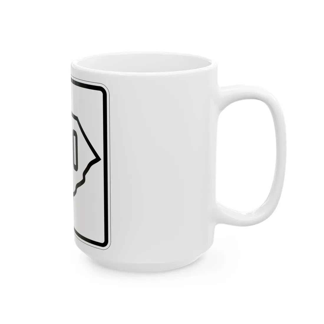 SC-190 1926 (South Carolina) (Road Sign) White Coffee Mug - Go Mug Yourself