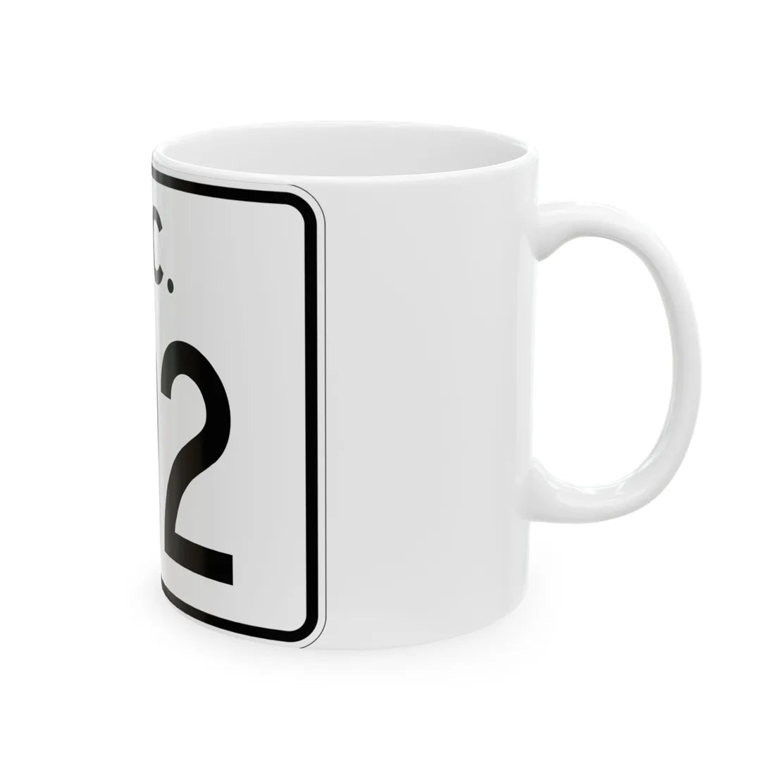 SC-192 (South Carolina) (Road Sign) White Coffee Mug - Go Mug Yourself