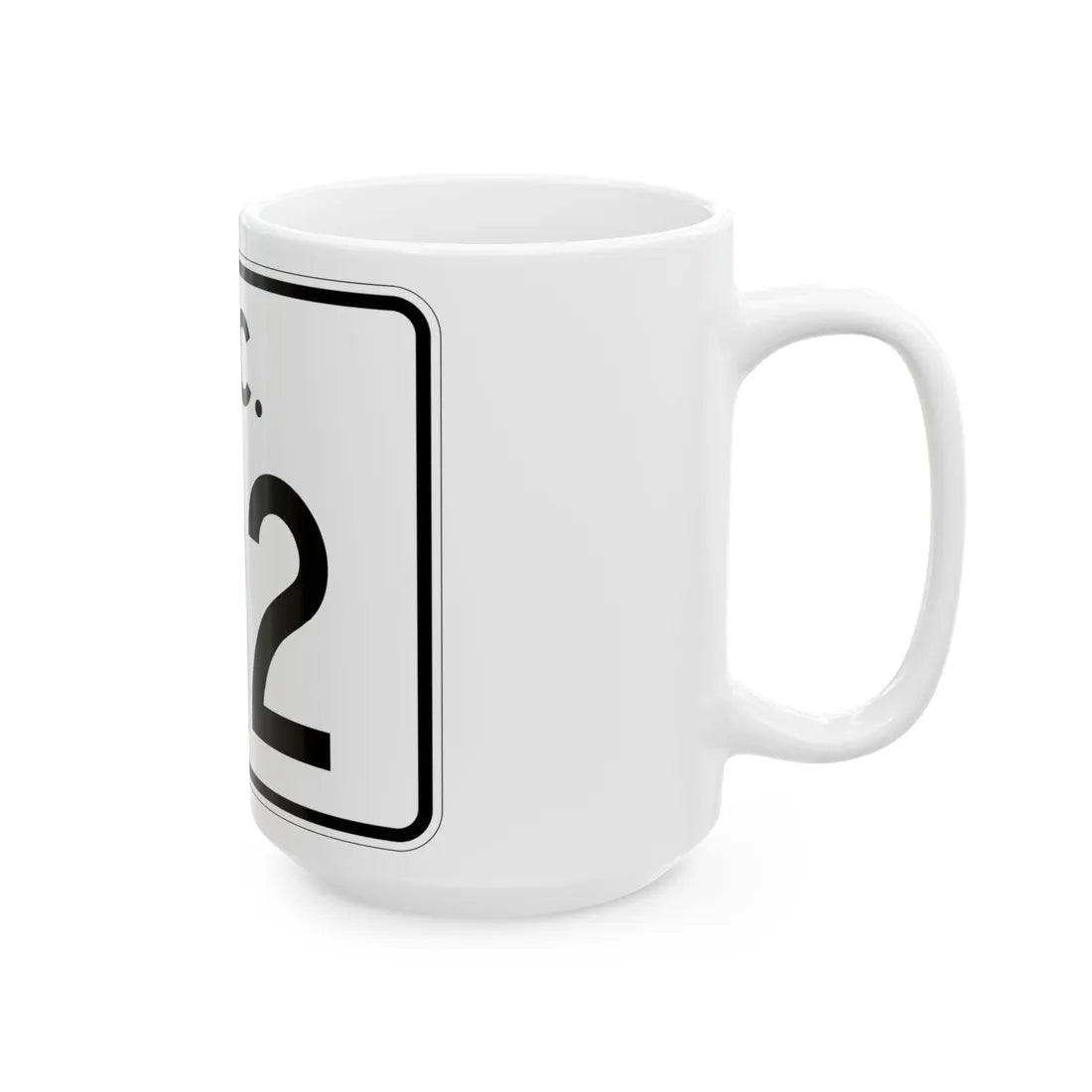 SC-192 (South Carolina) (Road Sign) White Coffee Mug - Go Mug Yourself