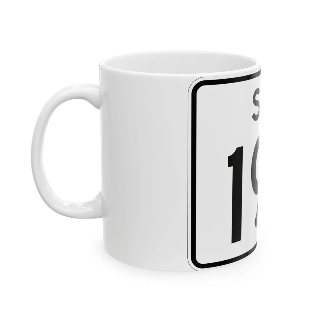 SC-194 (South Carolina) (Road Sign) White Coffee Mug - Go Mug Yourself