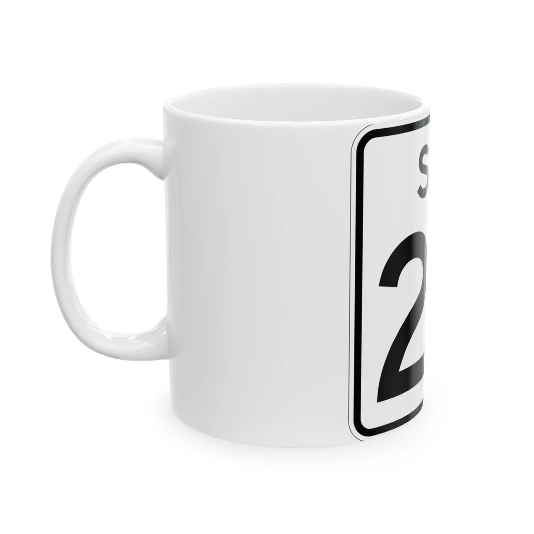 SC-20 (South Carolina) (Road Sign) White Coffee Mug - Go Mug Yourself
