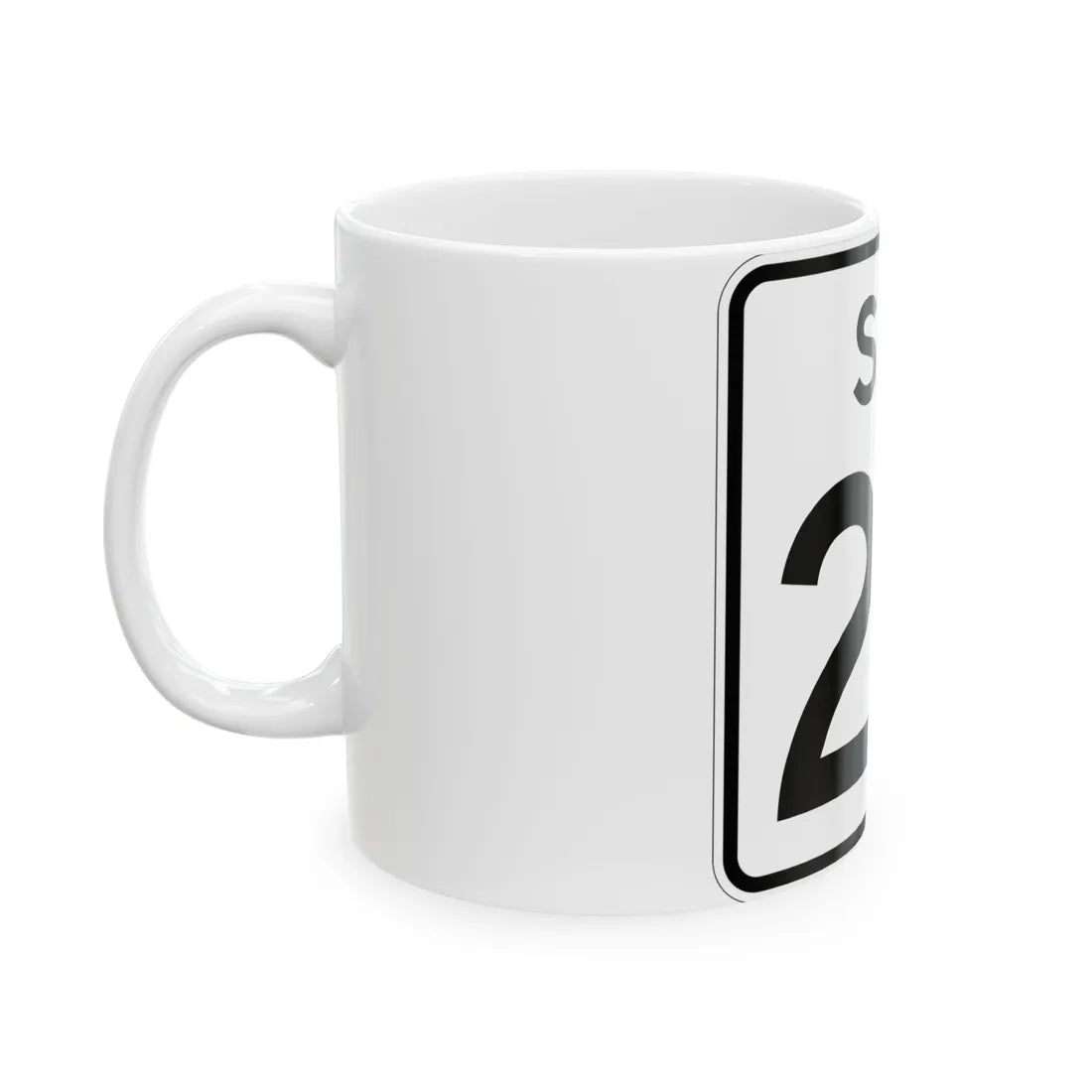 SC-23 (South Carolina) (Road Sign) White Coffee Mug - Go Mug Yourself