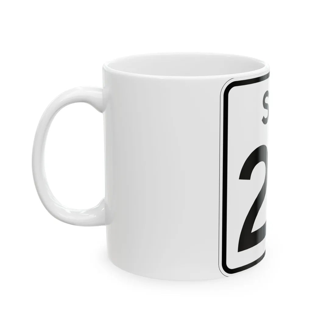 SC-26 (South Carolina) (Road Sign) White Coffee Mug - Go Mug Yourself