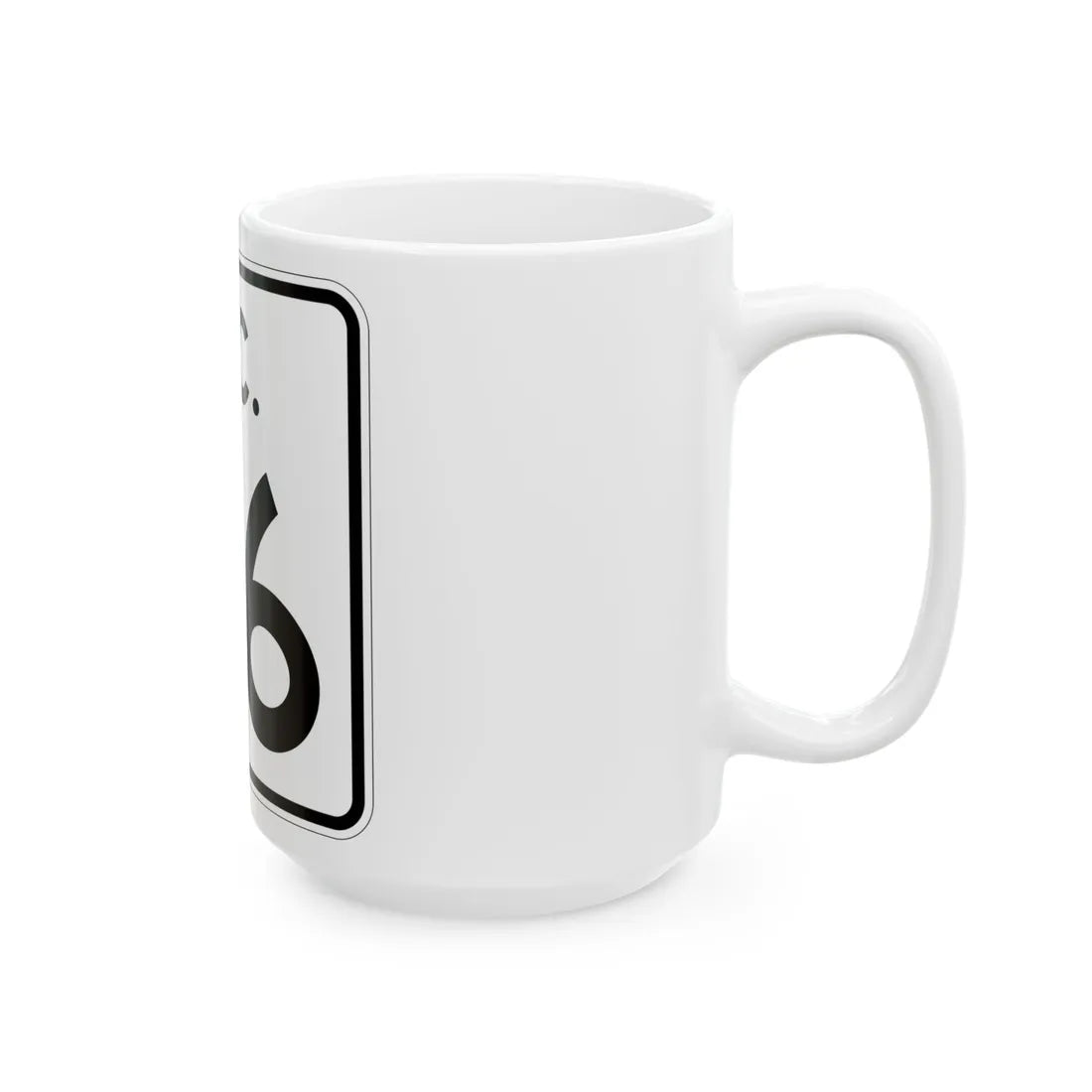 SC-26 (South Carolina) (Road Sign) White Coffee Mug - Go Mug Yourself