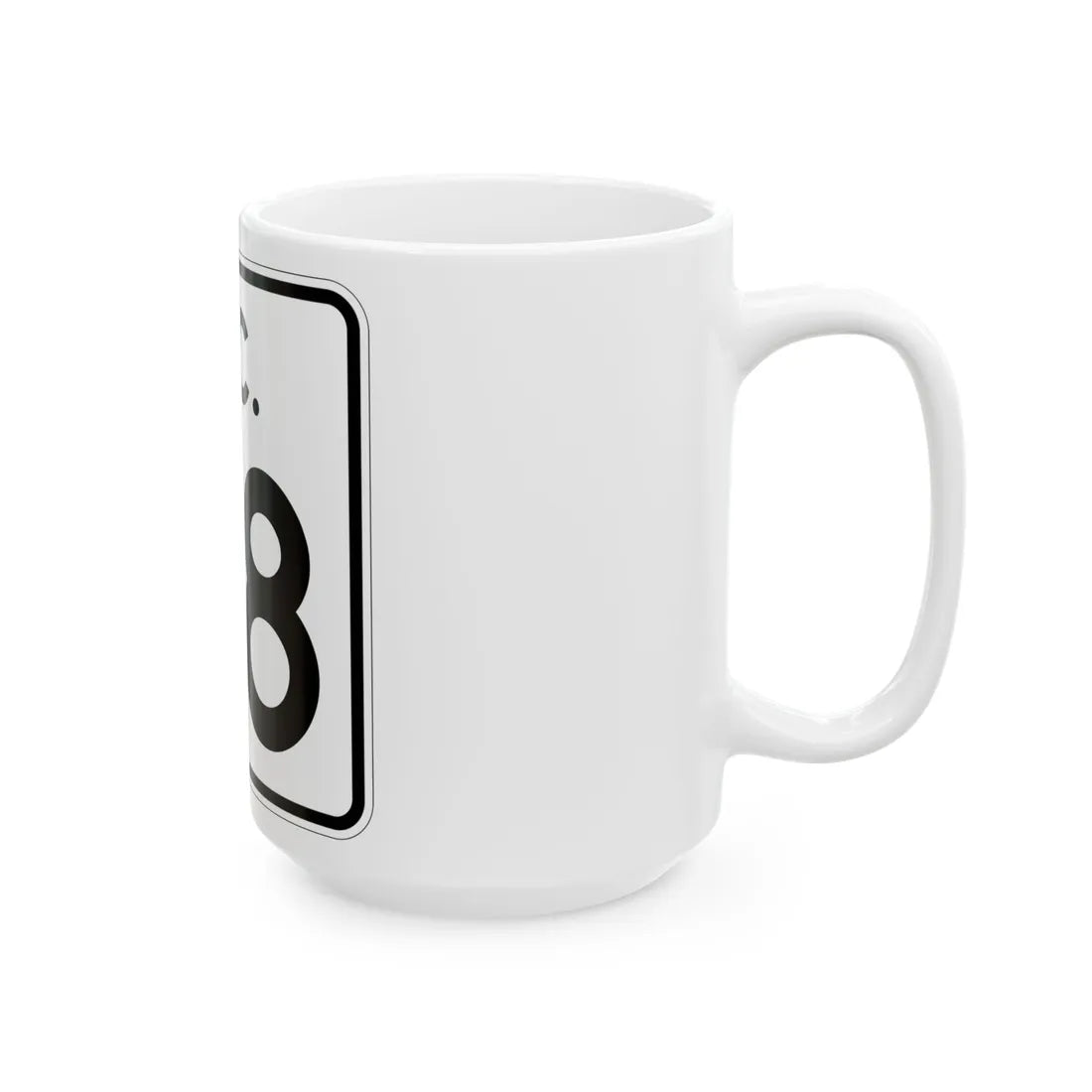 SC-28 (South Carolina) (Road Sign) White Coffee Mug - Go Mug Yourself