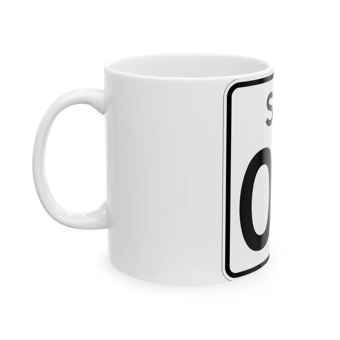 SC-2di (South Carolina) (Road Sign) White Coffee Mug - Go Mug Yourself
