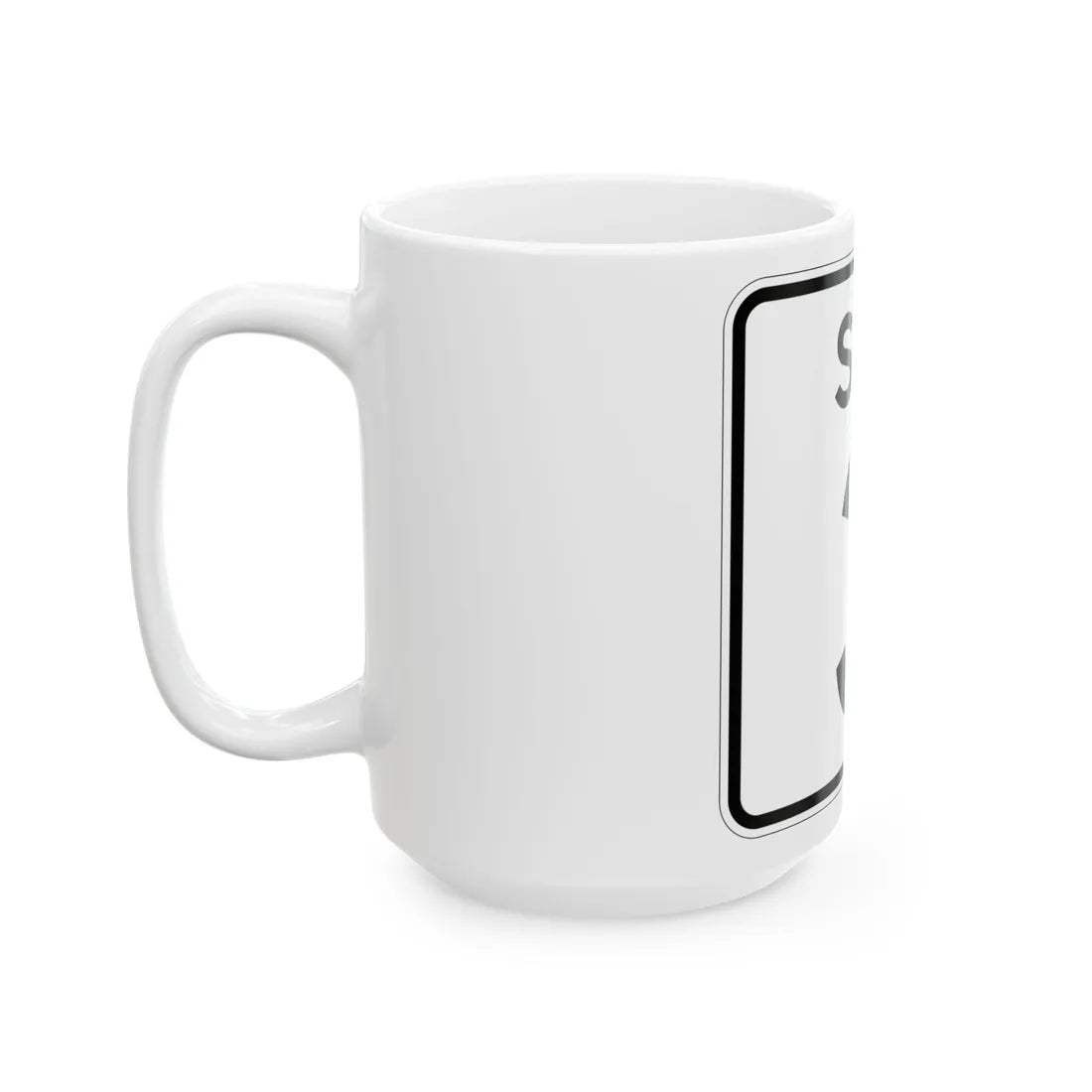SC-3 (South Carolina) (Road Sign) White Coffee Mug - Go Mug Yourself