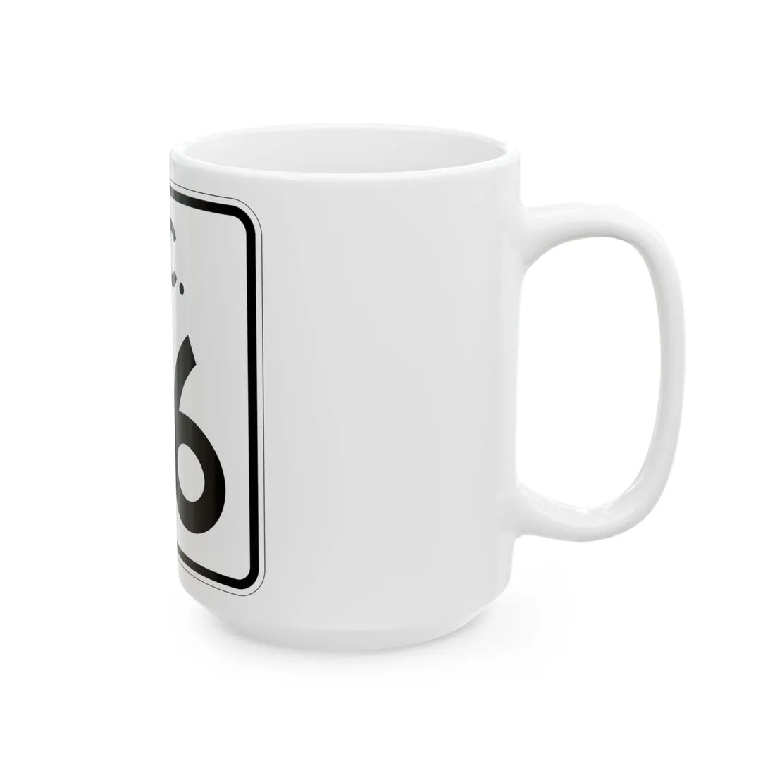 SC-36 (South Carolina) (Road Sign) White Coffee Mug - Go Mug Yourself