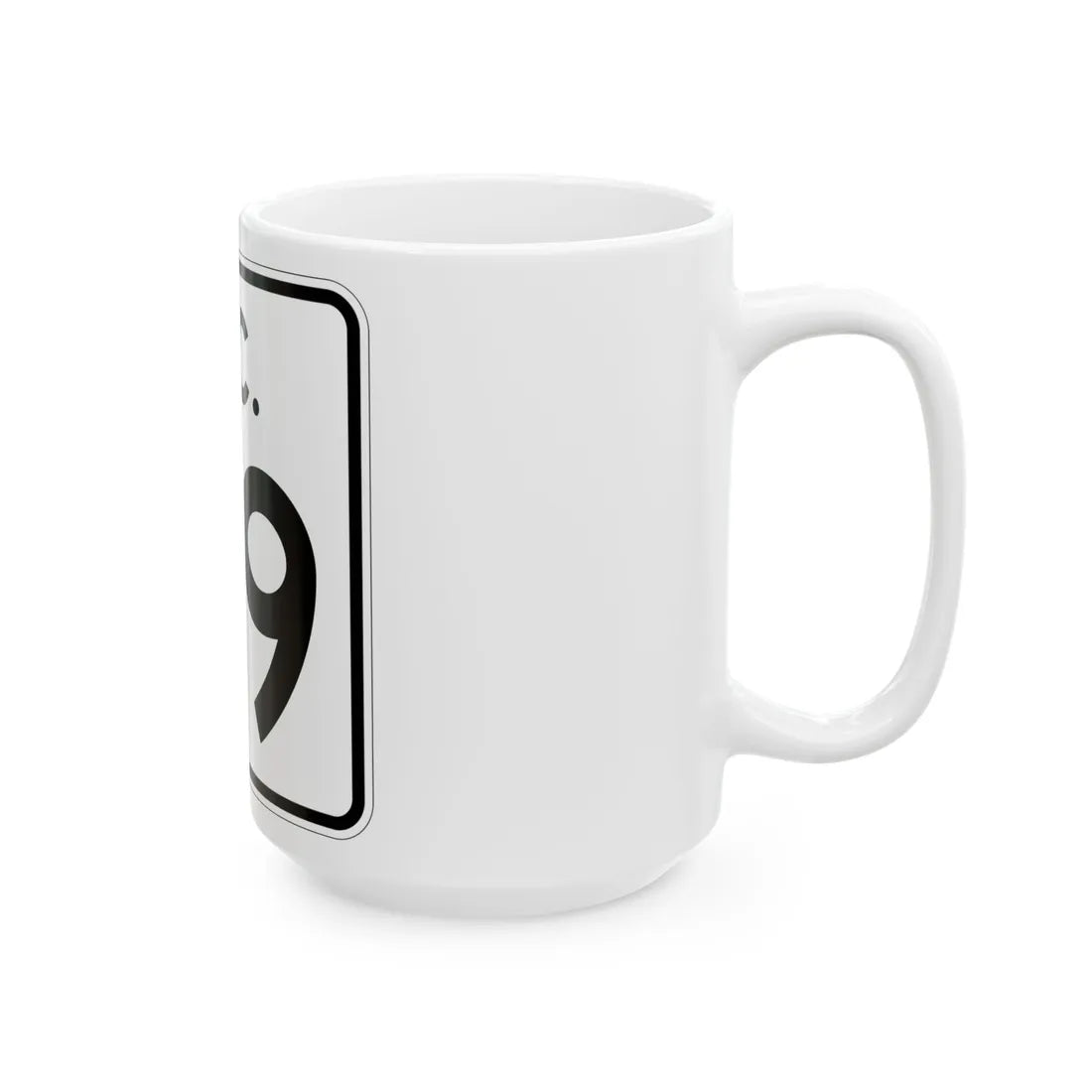 SC-39 (South Carolina) (Road Sign) White Coffee Mug - Go Mug Yourself