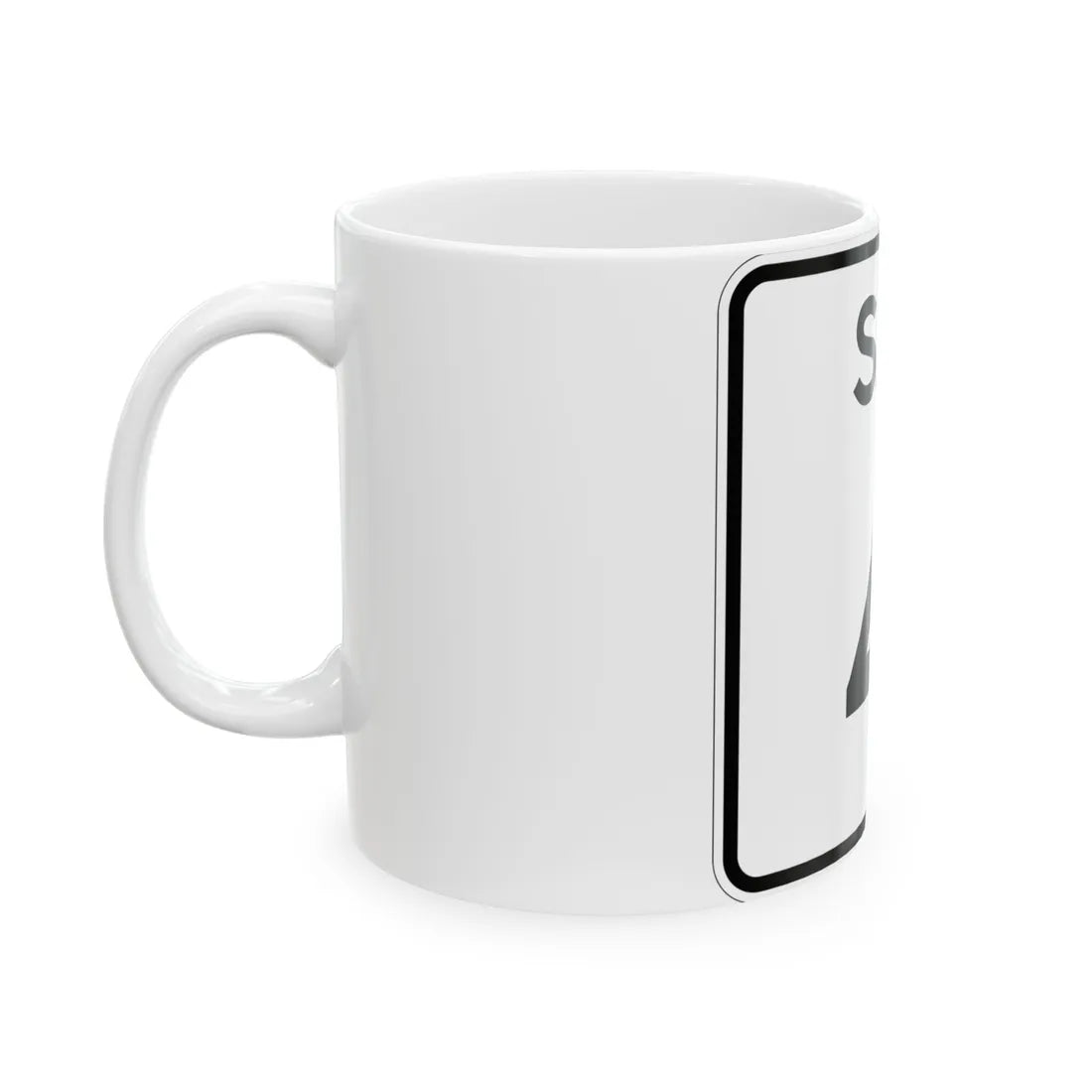 SC-4 (South Carolina) (Road Sign) White Coffee Mug - Go Mug Yourself