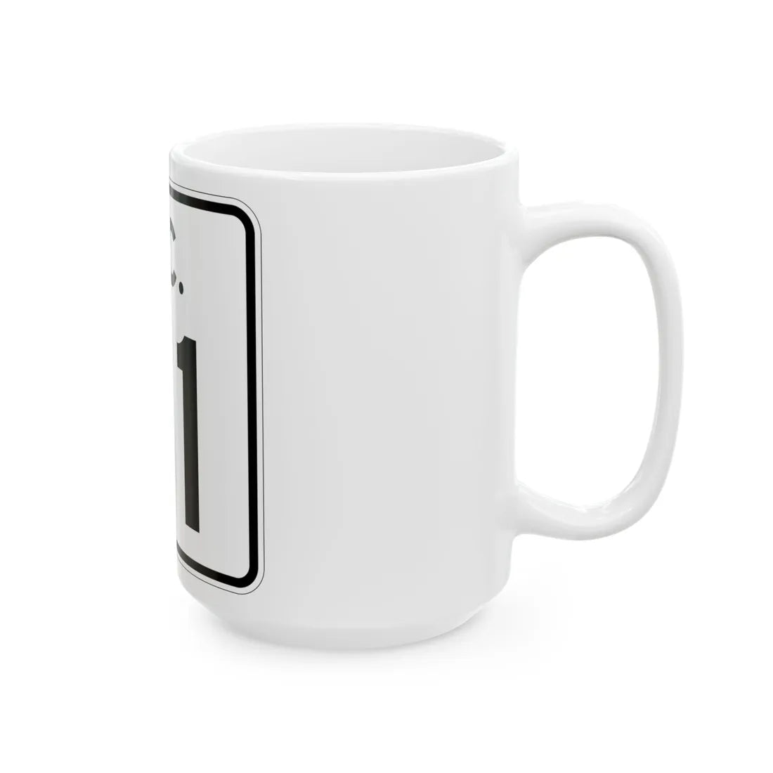 SC-41 (South Carolina) (Road Sign) White Coffee Mug - Go Mug Yourself