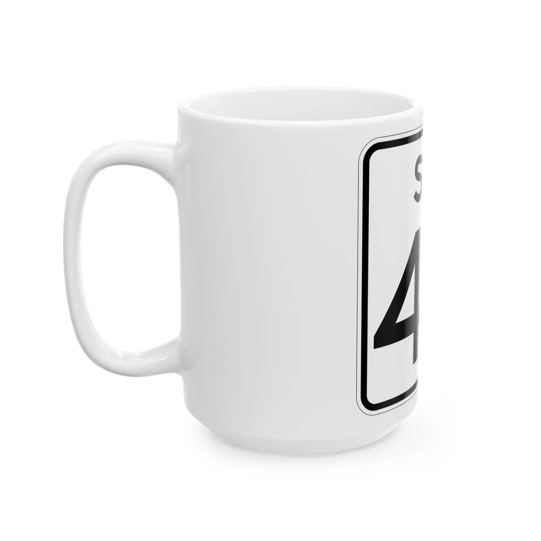 SC-42 (South Carolina) (Road Sign) White Coffee Mug - Go Mug Yourself