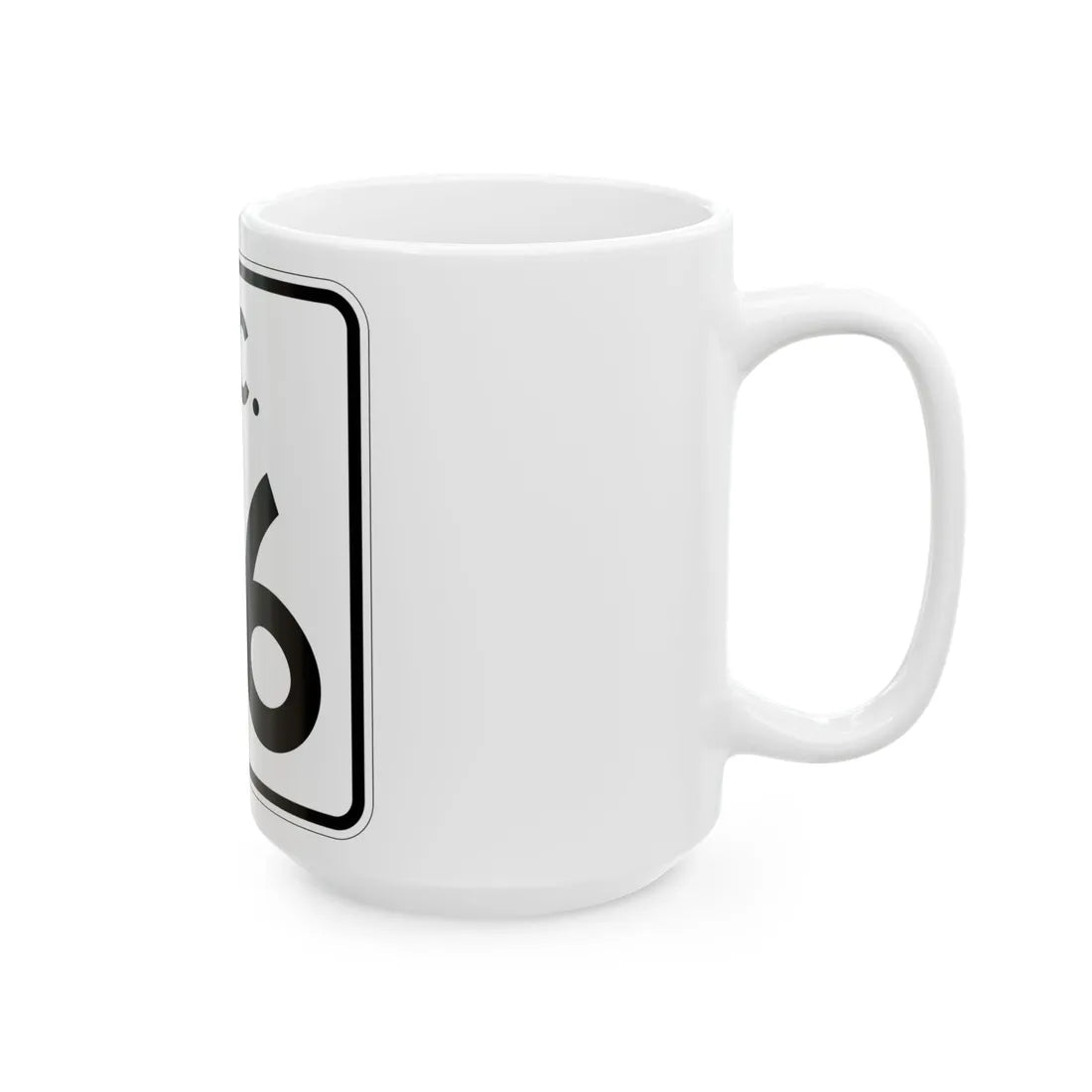 SC-46 (South Carolina) (Road Sign) White Coffee Mug - Go Mug Yourself