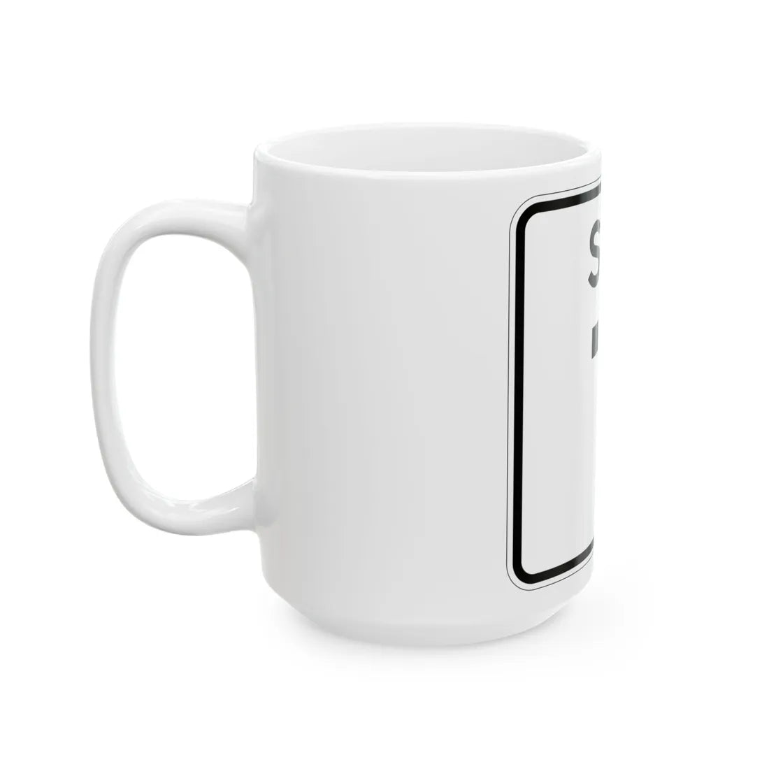 SC-7 (South Carolina) (Road Sign) White Coffee Mug - Go Mug Yourself