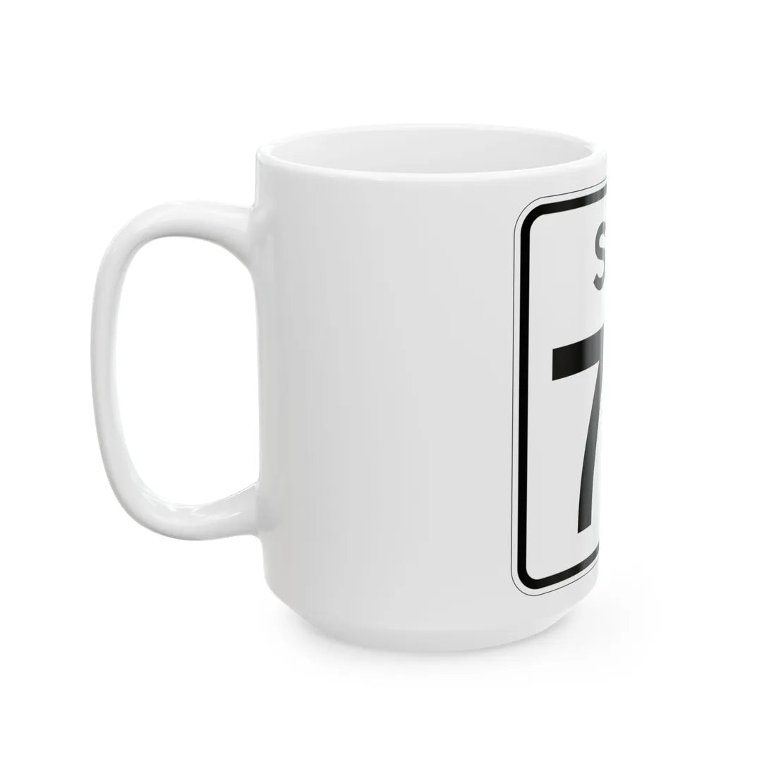 SC-73 (South Carolina) (Road Sign) White Coffee Mug - Go Mug Yourself