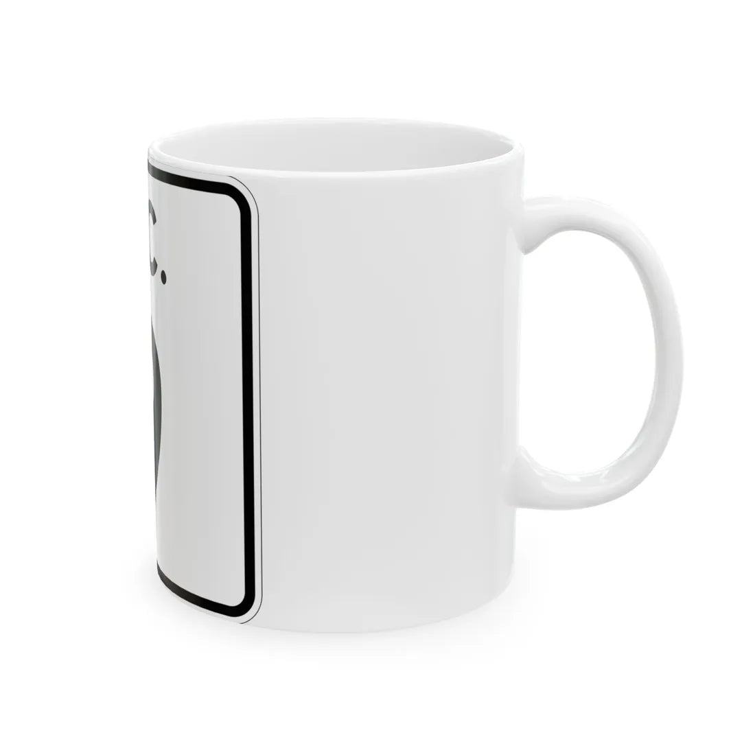 SC-9 (South Carolina) (Road Sign) White Coffee Mug - Go Mug Yourself