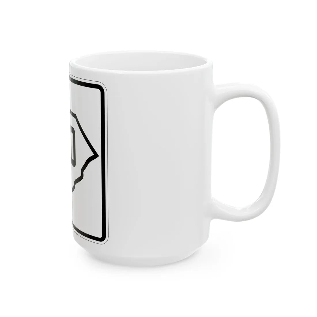 SC-90 1926 (South Carolina) (Road Sign) White Coffee Mug - Go Mug Yourself