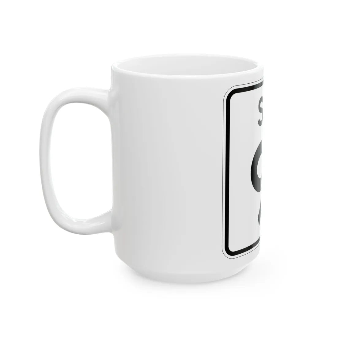 SC-91 (South Carolina) (Road Sign) White Coffee Mug - Go Mug Yourself