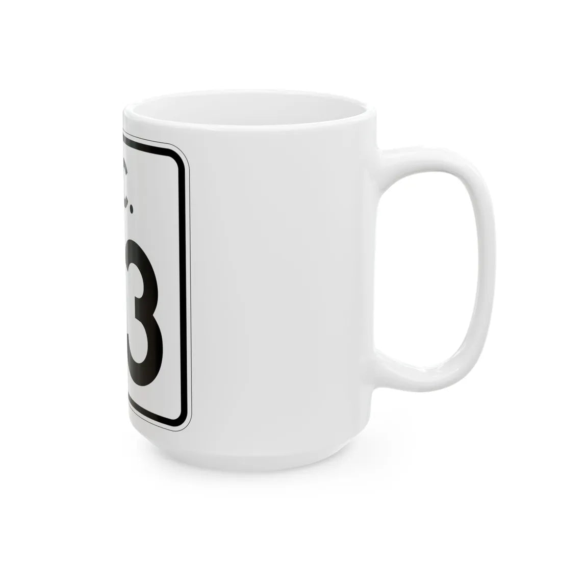 SC-93 (South Carolina) (Road Sign) White Coffee Mug - Go Mug Yourself