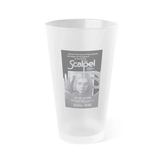 SCALPEL 1977 Movie Poster - Frosted Pint Glass 16oz 16oz Frosted - Go Mug Yourself