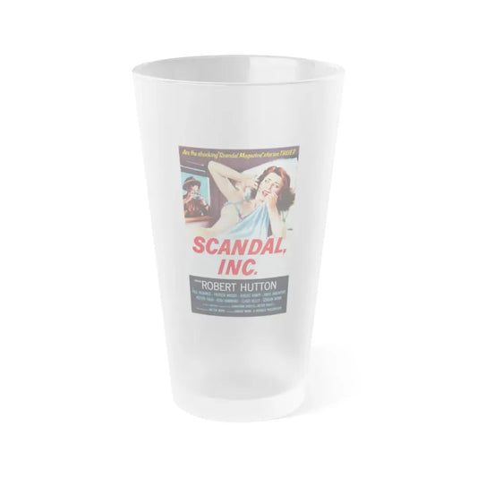 SCANDAL INC 1956 Movie Poster - Frosted Pint Glass 16oz 16oz Frosted - Go Mug Yourself