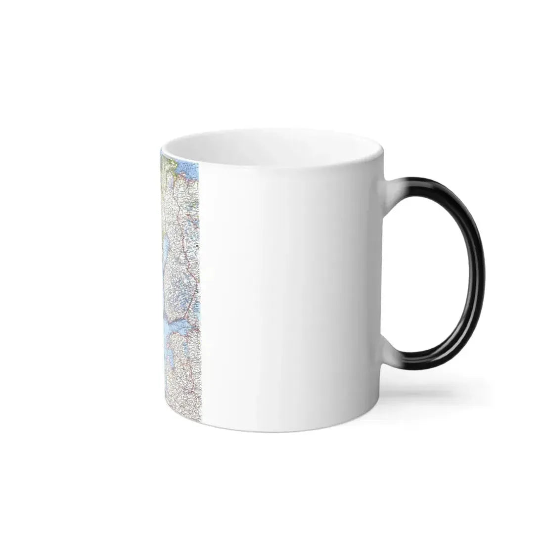 Scandinavia (1963) (Map) Color Changing Mug 11oz - Go Mug Yourself