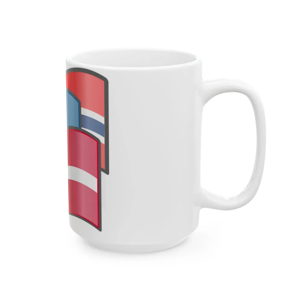 Scandinavia flags Denmark (Denmark) White Coffee Mug - Go Mug Yourself