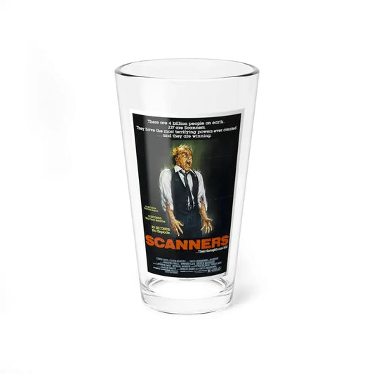SCANNERS 1981 Movie Poster - Pint Glass 16oz 16oz - Go Mug Yourself