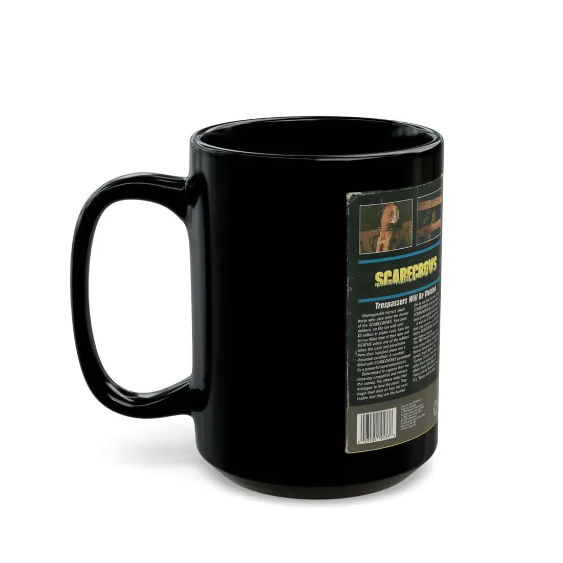 SCARECROWS (VHS COVER) - Black Coffee Mug - Go Mug Yourself