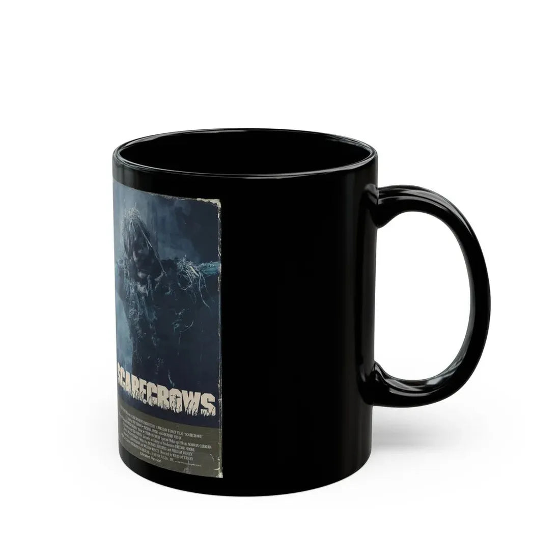 SCARECROWS (VHS COVER) - Black Coffee Mug - Go Mug Yourself